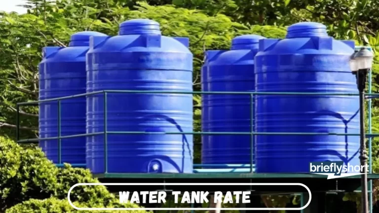 Water Tank Price